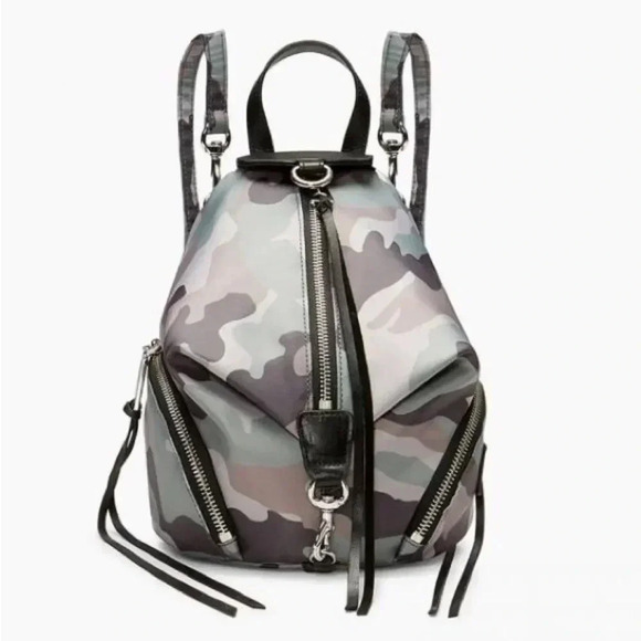 NWOT Rebecca Minkoff Julian Nylon Camo Backpack - Picture 1 of 14